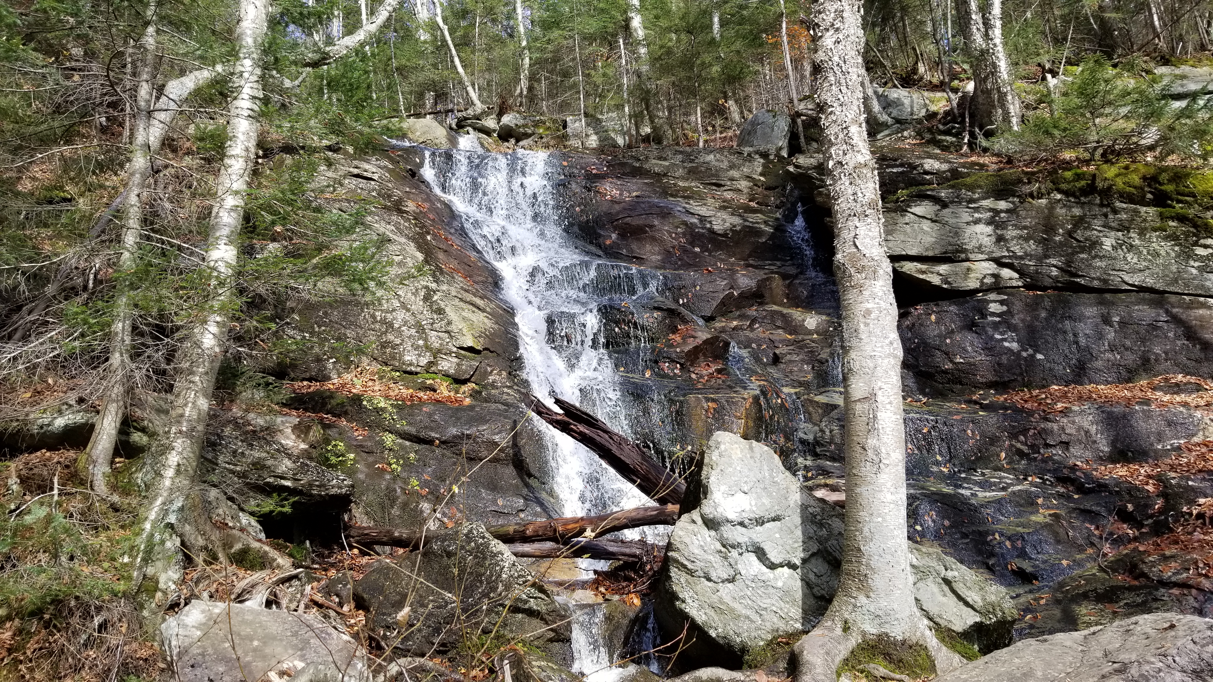 Sawyer Brook Falls on the Canty Trail