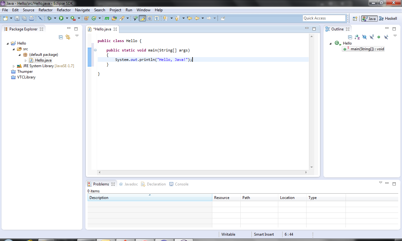 Eclipse workbench